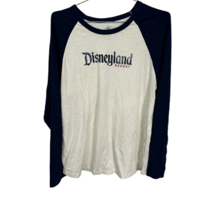 Disneyland Disney Parks Navy Raglan Baseball Long Sleeve‎ XL